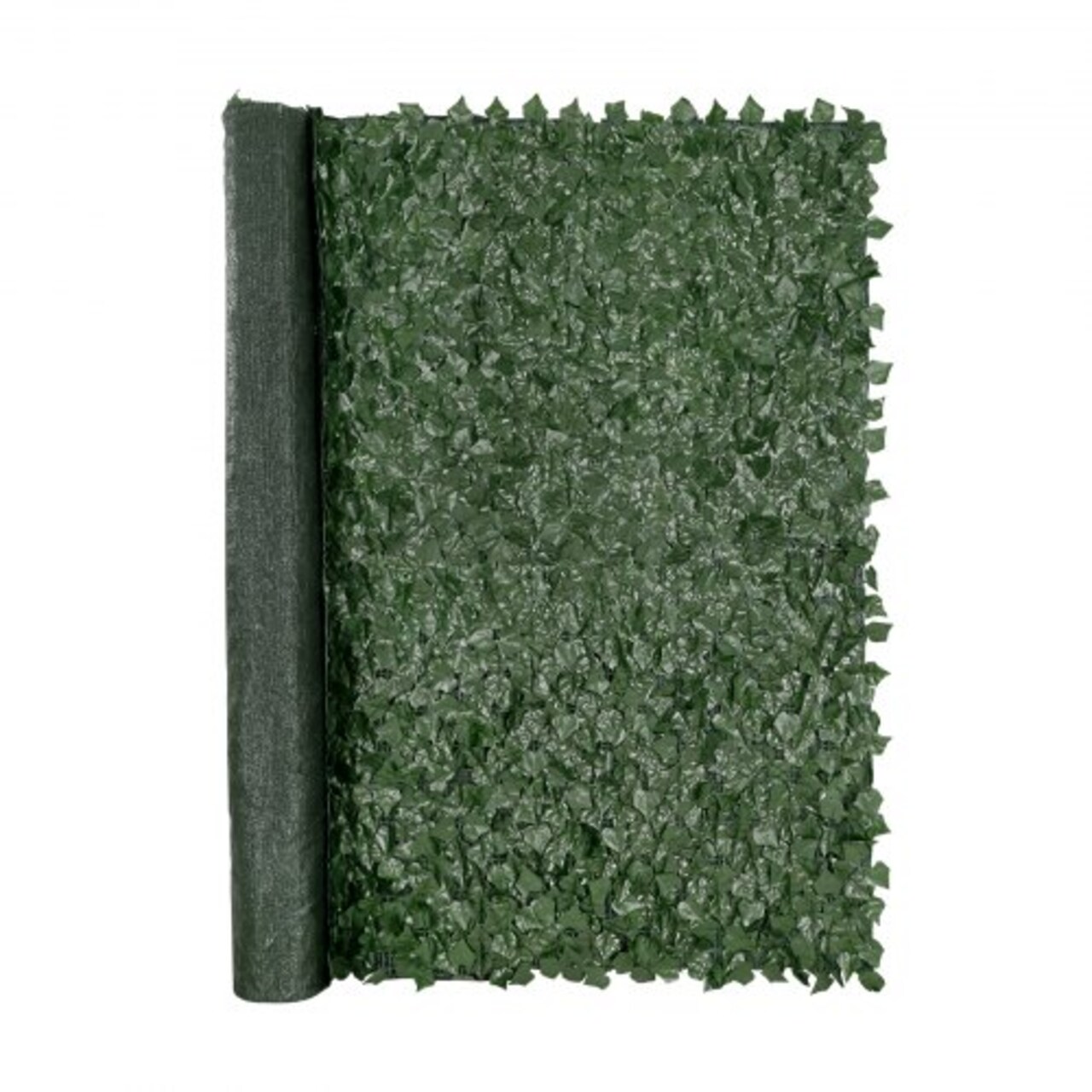Green Silk Artificial Ivy Fence Panels with Plastic Frame Backing